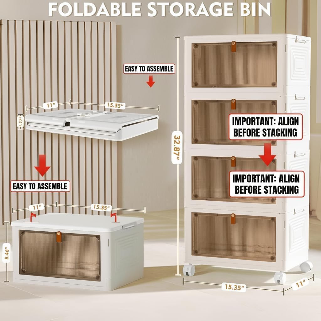 YFXCVSL 4 Tier Storage Organizer that Doubles as Room Decor