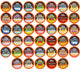 Flavored Variety Pack - 40 Count (Pack of 1)