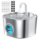74oz/2.2L Cat Fountain + 10 Filters + 10 Sponges