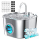108oz/3.2L Cat Fountain + 10 Filters + 10 Sponges