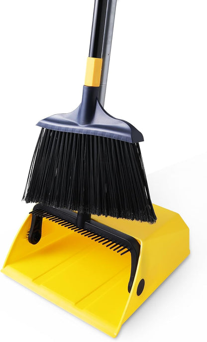 Yocada Screw-Together Modular Broom and Dustpan for a Tidy Tool Storage Solution