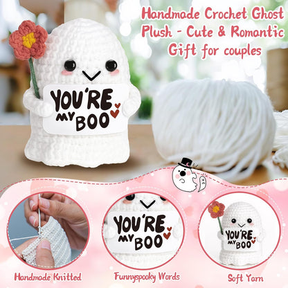 'you're my boo' embroidered sentiment at the core of the design