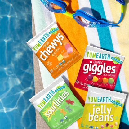 YumEarth Organic Candy Box - On the Go Snacks for Hiking and Camping Lunches, Top 9 Allergen Free Pack