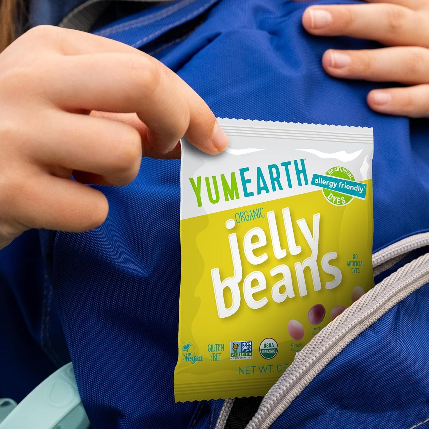 YumEarth Organic Jelly Beans – Easter Basket and Halloween Treat Bag Filler for Inclusive Classroom and Party Hosting