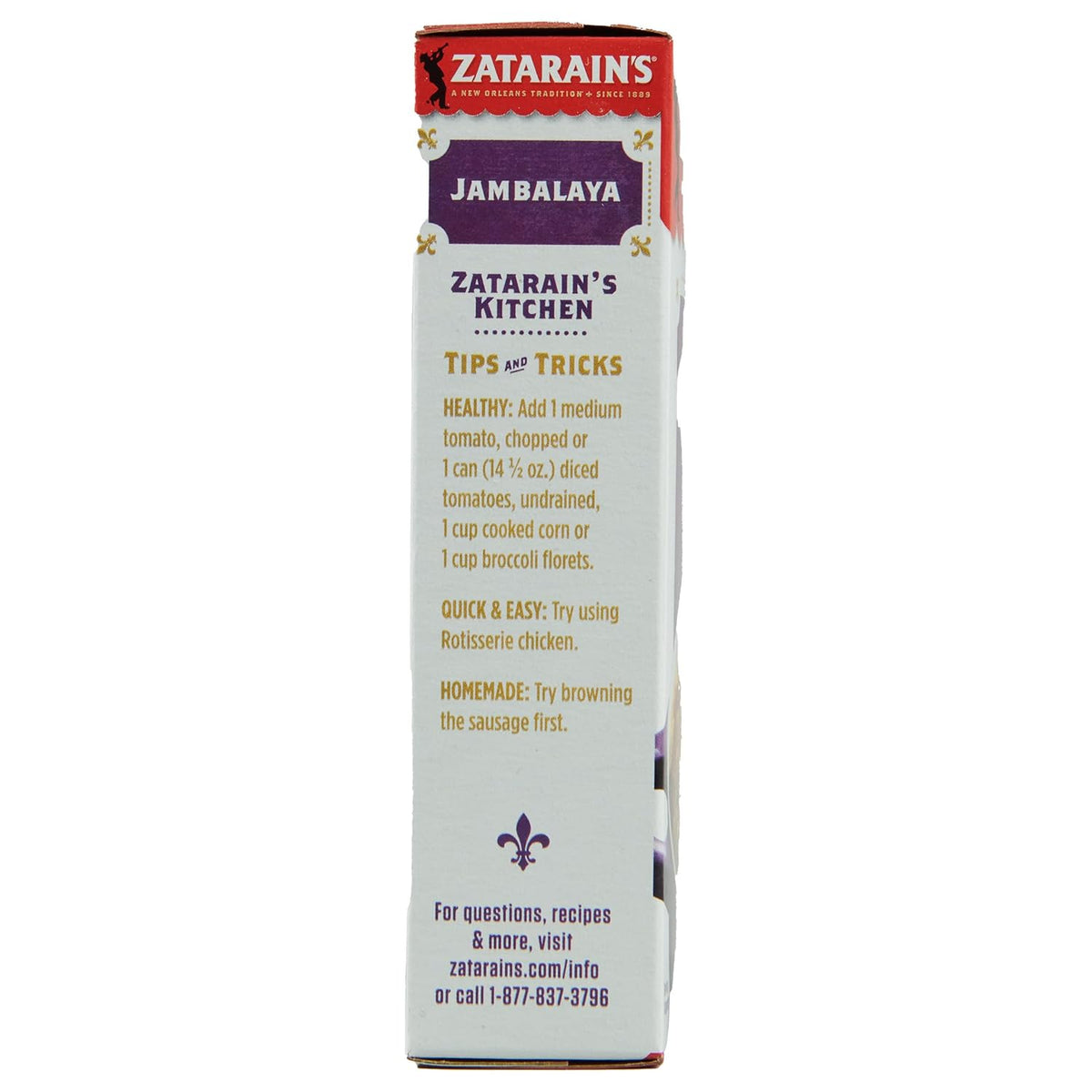Zatarain's Jambalaya Rice Mix – Fast Stovetop or Thermos Meal Prep for Work Lunch and Dorm Cooking