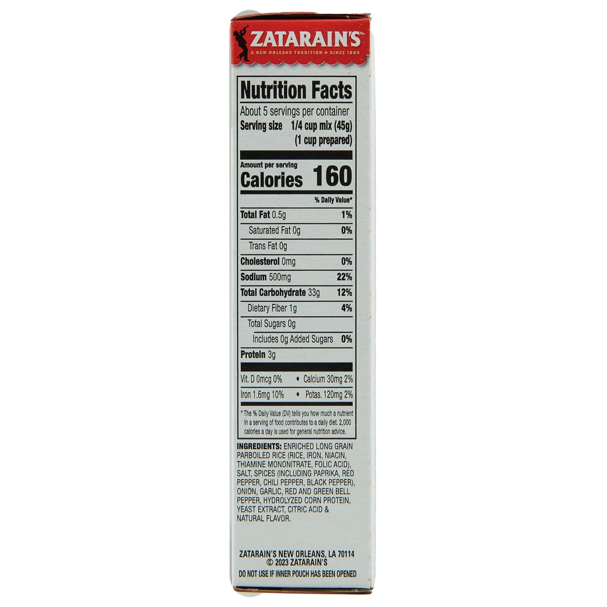 Zatarain's Jambalaya Rice Mix – Fast Stovetop or Thermos Meal Prep for Work Lunch and Dorm Cooking