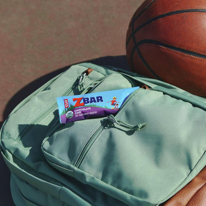 Zbar Chocolate Chip Granola Bars for Car Rides and Errands – 24 Individually Wrapped Travel Snacks
