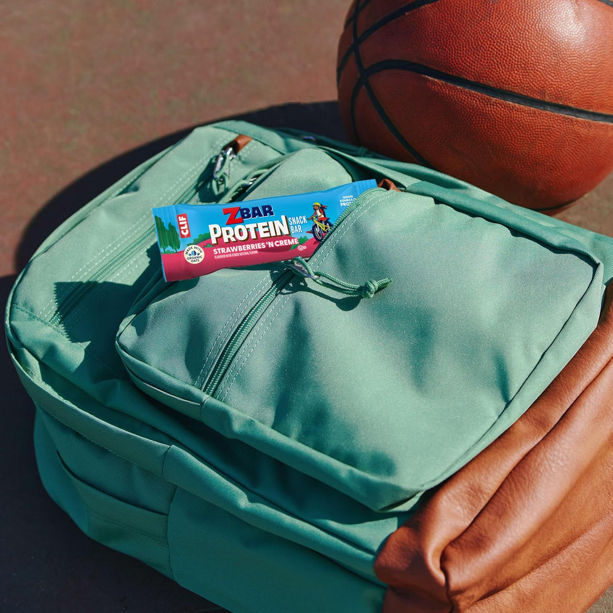 Zbar Protein - Strawberries 'N Creme - Birthday Snack Box for Playdates and Parties, 5-Pack Bars