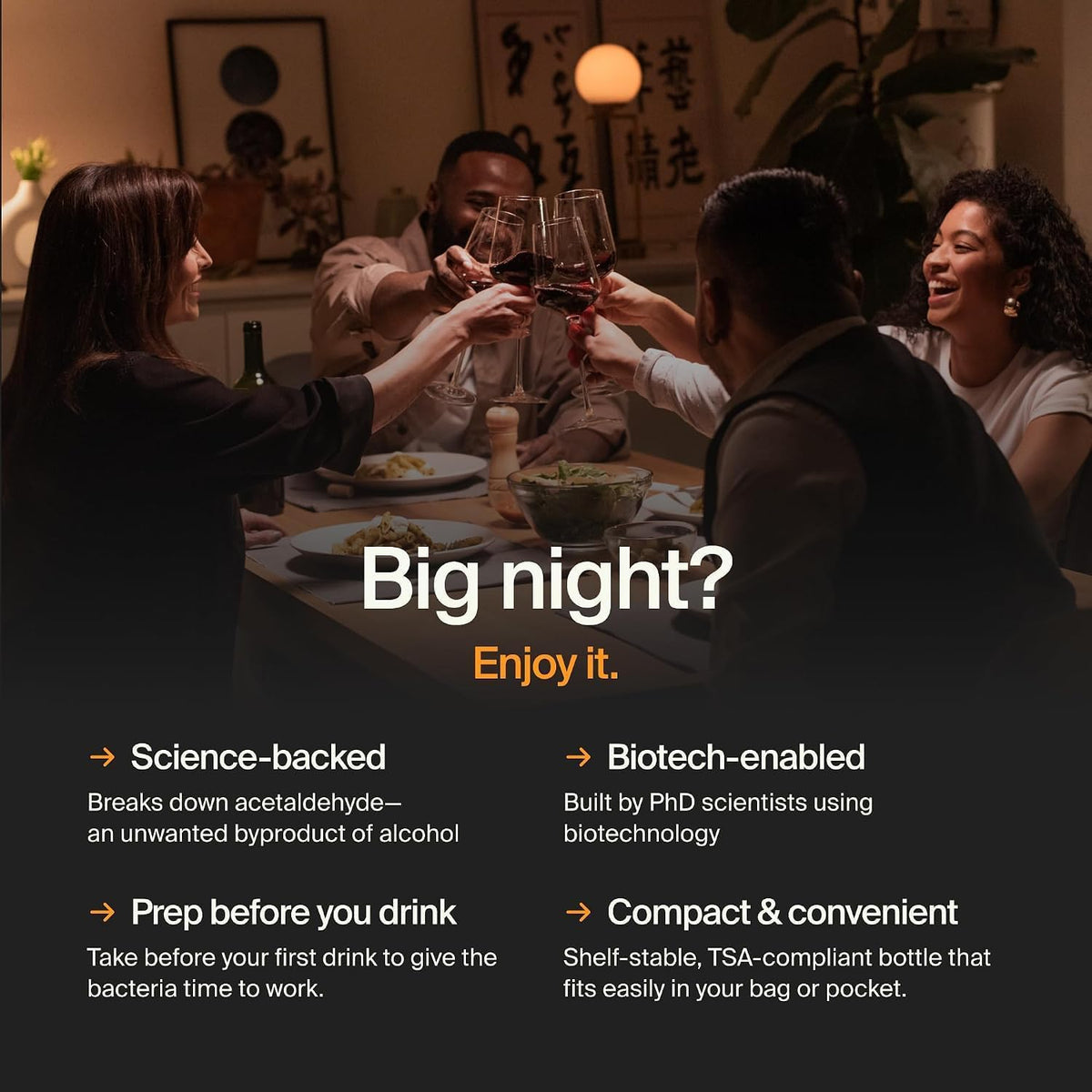 ZBiotics Pre-Alcohol Probiotic — Nightly Wellness Ritual for Social Drinkers Who Wake Up Clear-Headed