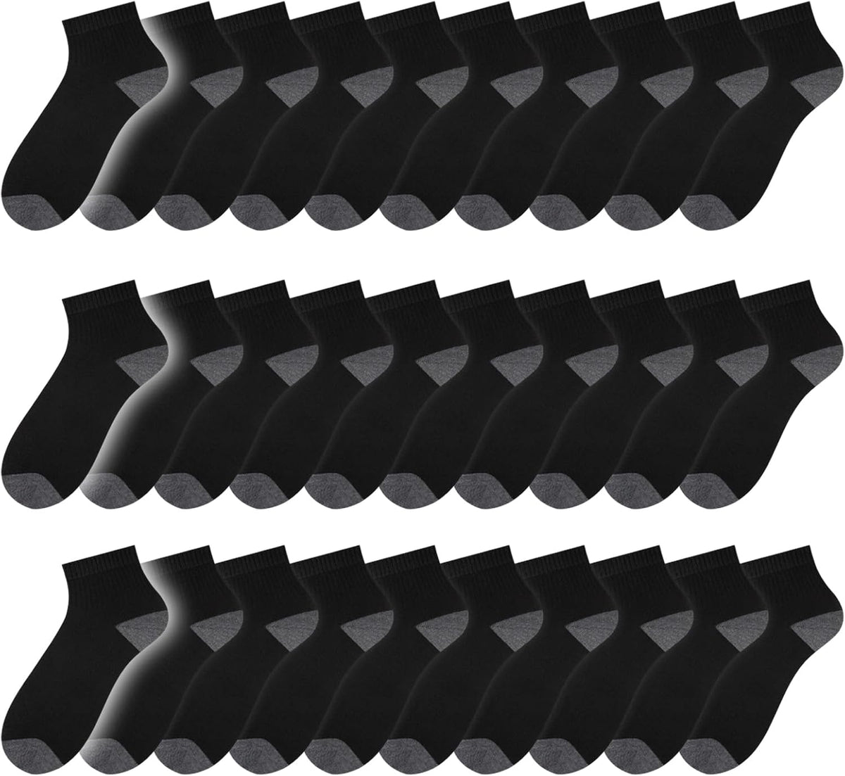 ZEAYEA 30-Pair Sock Pack – Reliable Rotation for Open-Air Lifestyles and Weekend Getaways
