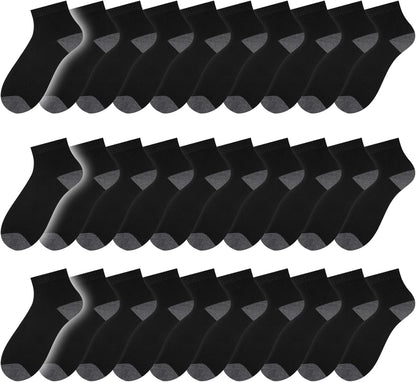 ZEAYEA 30-Pair Sock Pack – Reliable Rotation for Open-Air Lifestyles and Weekend Getaways