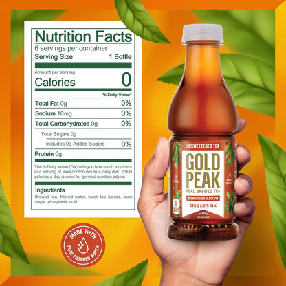 zero-calorie unsweetened formulation with no added sugar