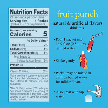zero-sugar, calorie-free formula