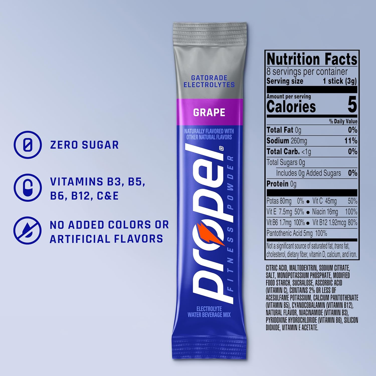 zero-sugar electrolyte formula designed to replace minerals lost in sweat