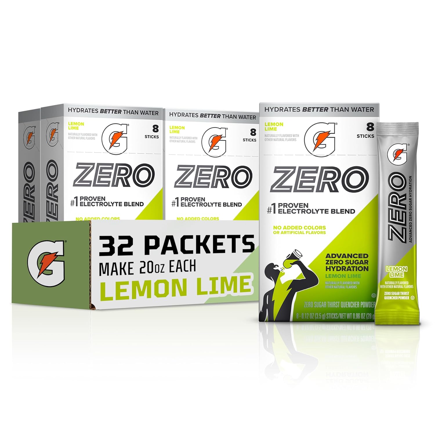 zero-sugar electrolyte formula with sodium and potassium