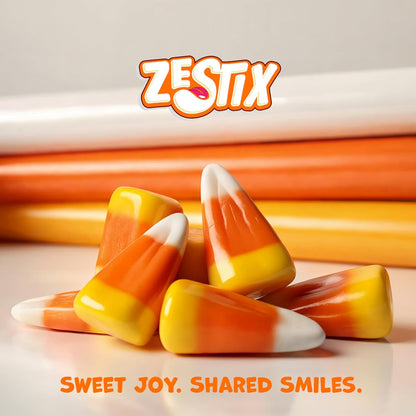 Zestix Candy Corn – Soft Chewy Sweets Styled for Autumn Dessert Tables, Pumpkin Displays, and Festive Home Accents