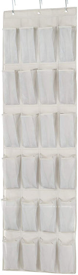 Amazon Basics Breathable Mesh Pocket Door Organizer in Soft Grey for a Clean Home Aesthetic