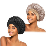 ZHENSILK Silk Bonnet 2 Pack Housewarming Gift – Elegant Satin Hair Wrap Set for Women, Sleep Caps for Friend Mom and Spouse