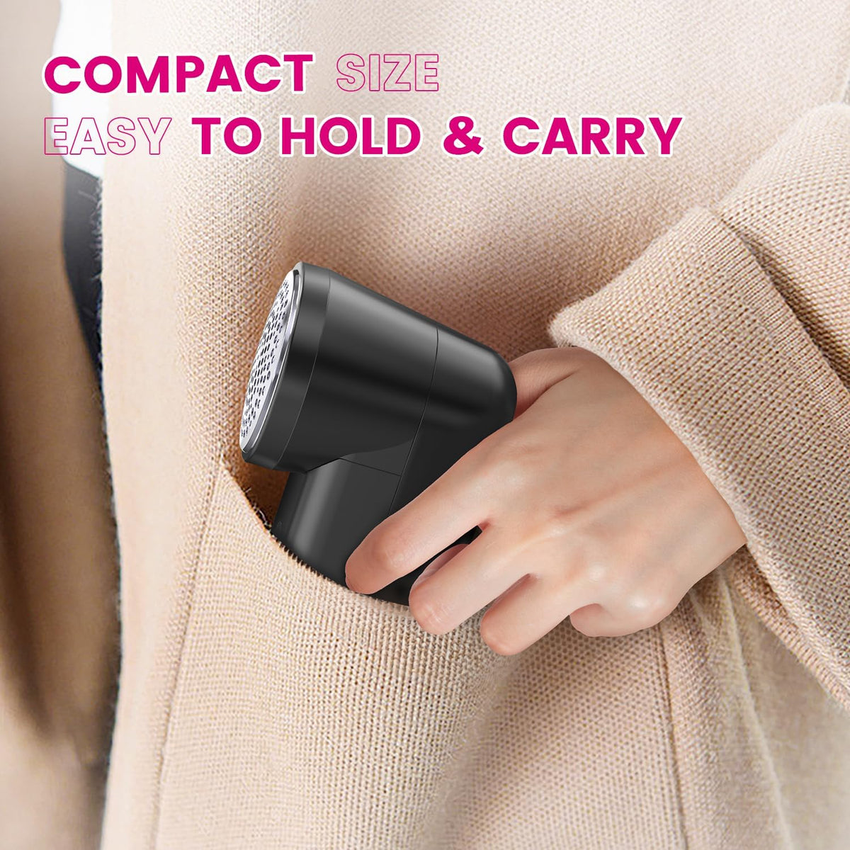 Ziitty Lint Remover for Clothes – Sleek Neutral-Toned Fabric Care for the Modern Capsule Wardrobe