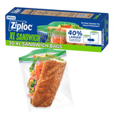 Ziploc XL Food Storage Bags for Intentional Living, Streamlined Bags for Pantry and Fridge