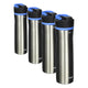 Stainless Steel w/ Blue Poppy - 24oz (Four Pack)