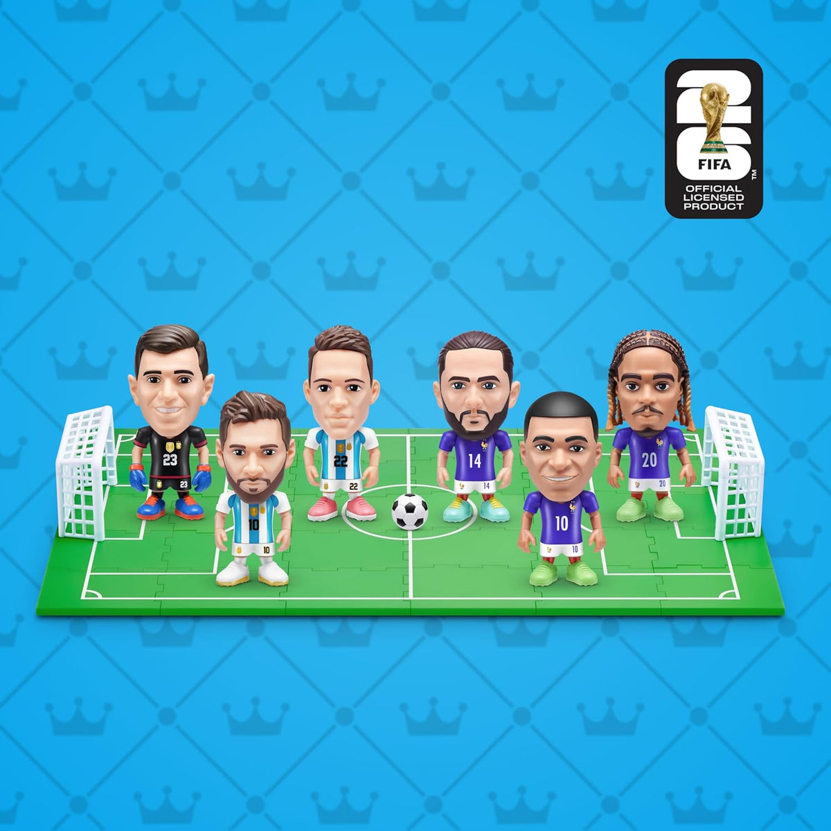 ZURU FIFA World Cup 2026 Ballers Mini Figurine 2 Pack – Officially Licensed Surprise Toy for Children Ages 3+ Birthday and Christmas Gift