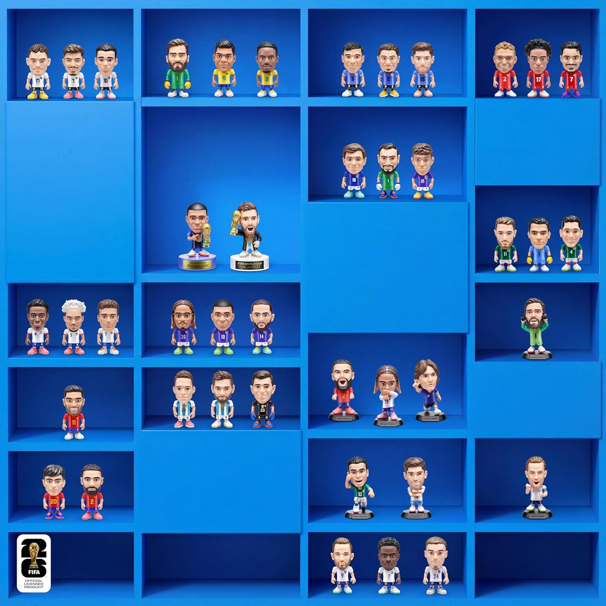 ZURU FIFA World Cup 2026 Ballers Mini Figurine 2 Pack – Officially Licensed Surprise Toy for Children Ages 3+ Birthday and Christmas Gift